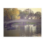 Bow Bridge and Boats, Central Park, NYC Post Card