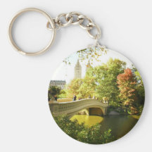Bow Bridge, Central Park, Late Summer, NYC Key Chains