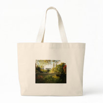Bow Bridge in Autumn, Central Park, New York City Bags