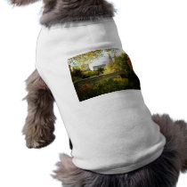 Bow Bridge in Autumn, Central Park, New York City Dog Shirt