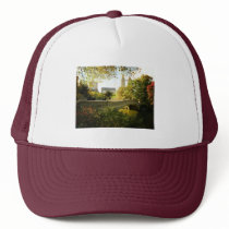 Bow Bridge in Autumn, Central Park, New York City Mesh Hat