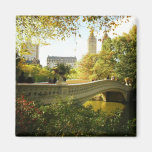 Bow Bridge in Autumn, Central Park, New York City Refrigerator Magnets