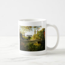 Bow Bridge in Autumn, Central Park, New York City Mugs