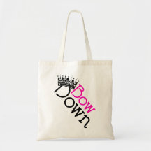 Bow Down $13.95 Tote Bag