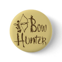 Bow Hunter Pinback Button