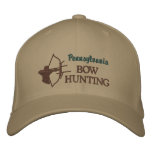 Bow Hunting, State by State embroidered hats