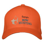 Bow Hunting, State by State embroidered hats