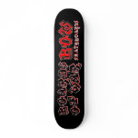 BOW Red Graffiti Deck Skate Board Deck