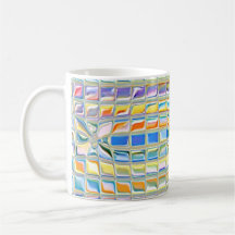 Bow Tiled Mugs