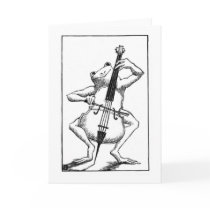 Bowed well greeting card