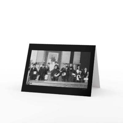 Bowery Men in a Shoe Line in New York City 1910 Card by lc_vintagephotos