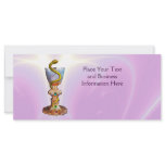 BOWL OF HYGEIA , PHARMACY MONOGRAM PERSONALISED RACK CARD