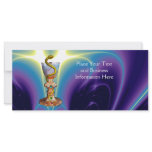 BOWL OF HYGEIA , PHARMACY MONOGRAM RACK CARD DESIGN