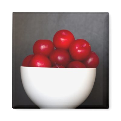 Bowl of Plums Magnet by JL_Hawkins