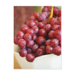 Bowl of Red Grapes Post Card