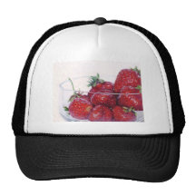 Bowl of Strawberries Trucker Hat