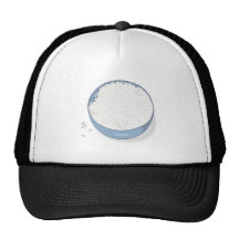 bowl of white rice mesh hat