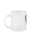 Bowl Pin Purple Retro Bowling SIgn Mug