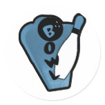Bowl Pin Retro Bowling Ad Logo Blue