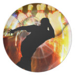 Bowler with Strike Explosion Party Plates