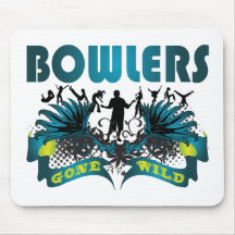 Bowlers Gone Wild Mouse Mats