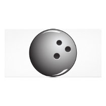 Bowling Ball for Bowling Jerseys Custom Photo Card