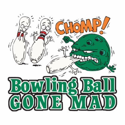 bowling ball gone mad cut outs by sports_shop