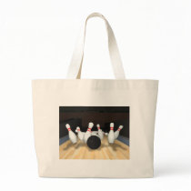 Bowling Ball & Pins: 3D Model: Canvas Bag