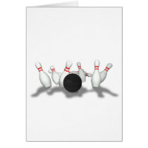 Bowling Ball & Pins: 3D Model: