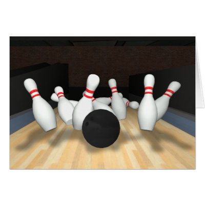 Bowling Ball & Pins: 3D Model: by spiritswitchboard