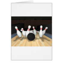 Bowling Ball & Pins: 3D Model: