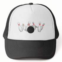 Bowling Ball & Pins: 3D Model: