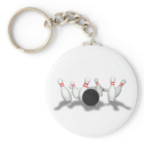 Bowling Ball & Pins: 3D Model: