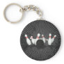 Bowling Ball & Pins: 3D Model: Keychain