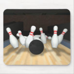 Bowling Ball & Pins: 3D Model: mousepads