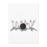 Bowling Ball & Pins: 3D Model: