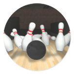 Bowling Ball & Pins: 3D Model: