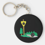 Bowling Ball Sign Key Chain
