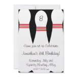Bowling Birthday Party Invitation