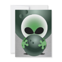 Bowling Birthday Party Invitation