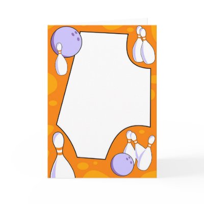 Bowling Border Cards by prawny