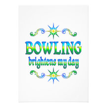 Bowling Brightens Invitations