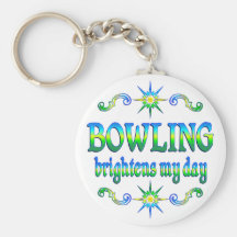 Bowling Brightens Keychain