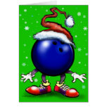Bowling Christmas Card