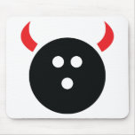 Bowling Devil Mouse Pad