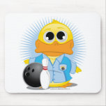 Bowling Duck Mouse Pad