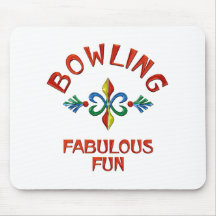 Bowling Fabulous Fun Mouse Pad