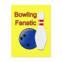 BOWLING FANATIC POSTCARDS