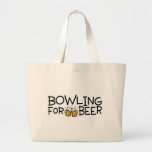 Bowling For Beer Canvas Bags