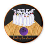 Bowling for Ghosties Refrigerator Magnets
